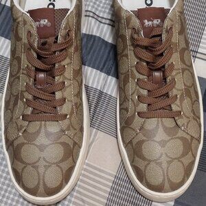 Coach Brown Tennis Shoes size 13